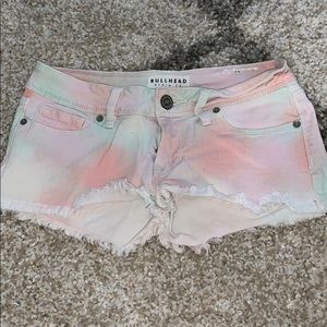 Tie dyed cute short shorts
